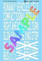 Microscale Misc. Road & Pedestrian Markings N Scale Model Railroad Decal #601425 Microscale Misc. Road & Pedestrian Markings N Scale Model Railroad Decal #601425
