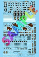 Microscale MCRR SD38-2, Double-Door Boxcars & Cabooses HO Scale Model Railroad Decal #871334