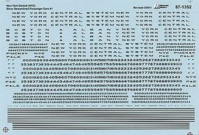 Microscale New York Central Silver Streamlined Passenger Cars #1