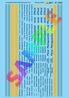 Microscale Chesapeake & Ohio Streamlined Passenger Cars HO Scale Model Railroad Decal #871394 Microscale Chesapeake & Ohio Streamlined Passenger Cars HO Scale Model Railroad Decal #871394