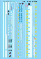 Microscale Richmond Pacific Railroad RPRC GP15-1, SW1200, & Caboose HO Scale Model Railroad Decal #871493