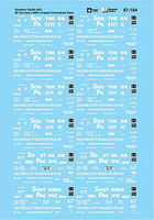 Microscale Southern Pacific Ore Cars 1960-1980 HO Scale Model Railroad Decal #87194 Microscale Southern Pacific Ore Cars 1960-1980 HO Scale Model Railroad Decal #87194
