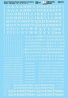 Microscale Stencil Rlrd Roman Wht HO-Scale Microscale Stencil Rlrd Roman Wht HO-Scale
