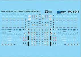 Microscale GE ES44AC/DC GEVO Data Microscale GE ES44AC/DC GEVO Data