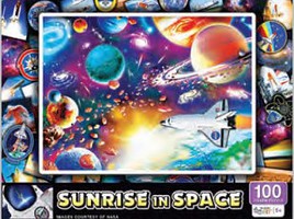 Masterpiece NASA- Sunrise in Space Puzzle (100pc)