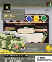 Masterpiece US Army- Tank Wood Kit w/Paint & Brush