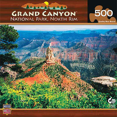 Masterpiece Grand Canyon North Rim 500pcs Jigsaw Puzzle 0-599 Piece #30728