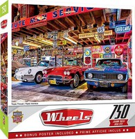 Masterpiece Wheels- Triple Threat Classic Car Puzzle (750pc)