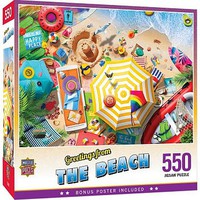 Masterpiece Greetings From- The Beach Puzzle (550pc)