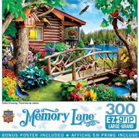 Masterpiece Memory Lane- Cabin Crossing EzGrip Puzzle (300pc)