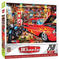Masterpiece Wheels- Retro Garage Puzzle (750pc)