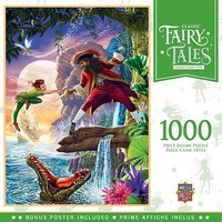 Masterpiece Classic Fairy Tales- Peter Pan, Captain Hook & Crocodile Puzzle (1000pc)