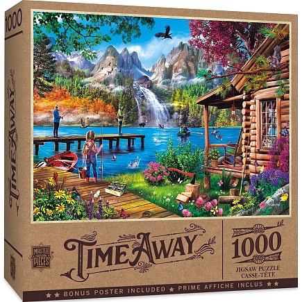Masterpiece Time Away- Fishing with Pappy Puzzle (1000pc)