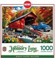 Masterpiece Memory Lane- Rustic Passage (Covered Bridge/Truck) Puzzle (1000pc)