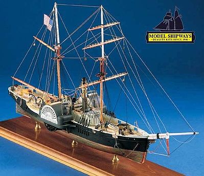Model-Shipways Harriet Lane Gunboat Wooden Model Ship Kit 1/96 Scale #2010