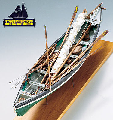 Model-Shipways New Bedord Whaleboat 1850 -1870 Wooden Model Ship Kit 1/16 Scale #2033
