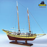 Model-Shipways Glad Tidings Pinky Schooner Wooden Model Ship Kit 1/24 Scale #2180