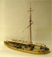 Model-Shipways Gunboat Philadelphia 1776 Wooden Model Ship Kit 1/24 Scale #2263