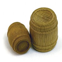 WOOD BARRELS 2mm 20pcs