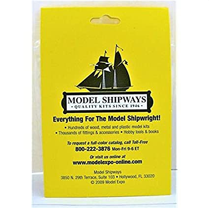 Model-Shipways Copper Chain (1 ft) 15 links/inch Wooden Boat Model Accessory #481