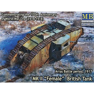 MasterBox WW-I Mk.II FEMALE BRIT TANK-72