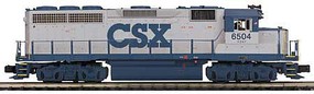 MTH-Electric O Hi-Rail GP40 w/PS3, CSX #6504 MTH-Electric O Hi-Rail GP40 w/PS3, CSX #6504