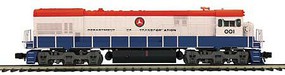 MTH-Electric O Hi-Rail U30C w/PS3, DOT #1 MTH-Electric O Hi-Rail U30C w/PS3, DOT #1