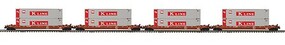 MTH-Electric O 4-Car Husky Stack Set KCS
