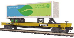 MTH-Electric O Flat w/40' Trailer, TTX #97465 MTH-Electric O Flat w/40' Trailer, TTX #97465