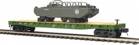 MTH-Electric O Flat Car w/GMC DUKW 353, USARM #609300 MTH-Electric O Flat Car w/GMC DUKW 353, USARM #609300