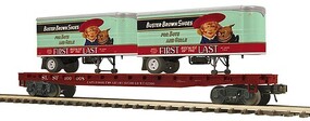 MTH-Electric S/OO FRISCO FLATW/2PUPTRL