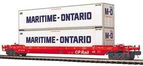 MTH-Electric O Husky Stack Car CP Rail