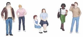 MTH-Electric DINER PATRONS 6PC FIG SET MTH-Electric DINER PATRONS 6PC FIG SET