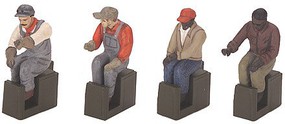 MTH-Electric O Locomotive Cab Figures (8) MTH-Electric O Locomotive Cab Figures (8)