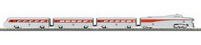MTH-Electric O-27 Aerotrain Passenger Set w/PS3, PRR #1000 MTH-Electric O-27 Aerotrain Passenger Set w/PS3, PRR #1000
