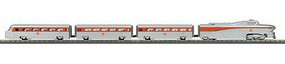 MTH-Electric O-27 Aerotrain Passenger Set w/PS3, RI #3 MTH-Electric O-27 Aerotrain Passenger Set w/PS3, RI #3