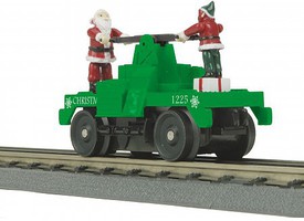 MTH-Electric O-27 Operating Hand Car, Christmas