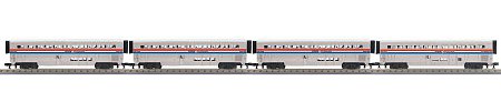 MTH-Electric O-31 SuperLiner Set, Amtrak/Phase III #31019 (4)