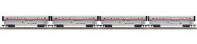 MTH-Electric O-31 SuperLiner Set, Amtrak/Phase III #31019 (4) MTH-Electric O-31 SuperLiner Set, Amtrak/Phase III #31019 (4)