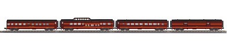 MTH-Electric O-27 60 Streamlined Passenger, CGW (4)