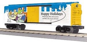 MTH-Electric O Happy Holidays Boxcar