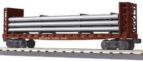 O-27 Flat w/Bulkheads & Pipe Load, SP