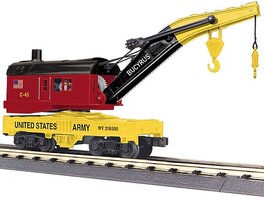 MTH-Electric O US ARMY CRANE CAR