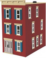 MTH-Electric CITY BRICK RED TOWN HOU#2