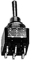 Miniatronics Center Off-Momentary-Spring Return-Both Sides Toggle Switch (2) Model Railroad #3627002