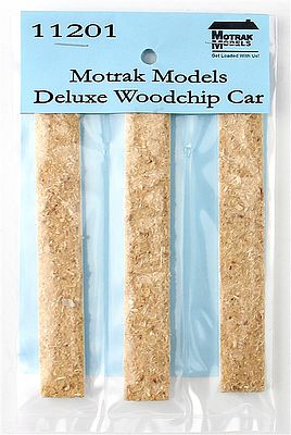 Motrak Woodchip Loads for Deluxe Woodchip Hopper (3-Pack) N Scale Model Train Freight Car Load #11201