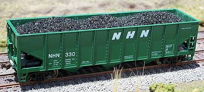 Motrak Coal Loads for Athearn/MDC 40 3-Bay Hopper (2-Pack) HO Scale Model Train Freight Car #81217