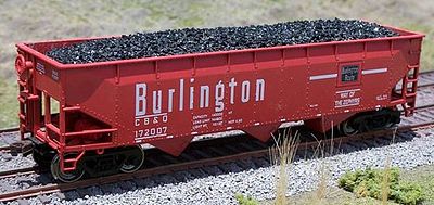 Motrak Coal Loads for Bowser/Stewart Offset Hopper (2) HO Scale Model Train Freight Car Load #81406
