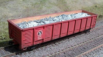 Motrak Scrap Aluminum Load for ExactRail 2420 Gondola HO Scale Model Train Freight Car Load #81502