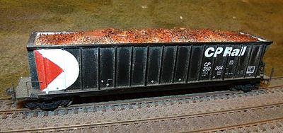 Motrak Scrap Metal Load for InterMountain Bathtub Hopper HO Scale Model Train Freight Car Load #81652